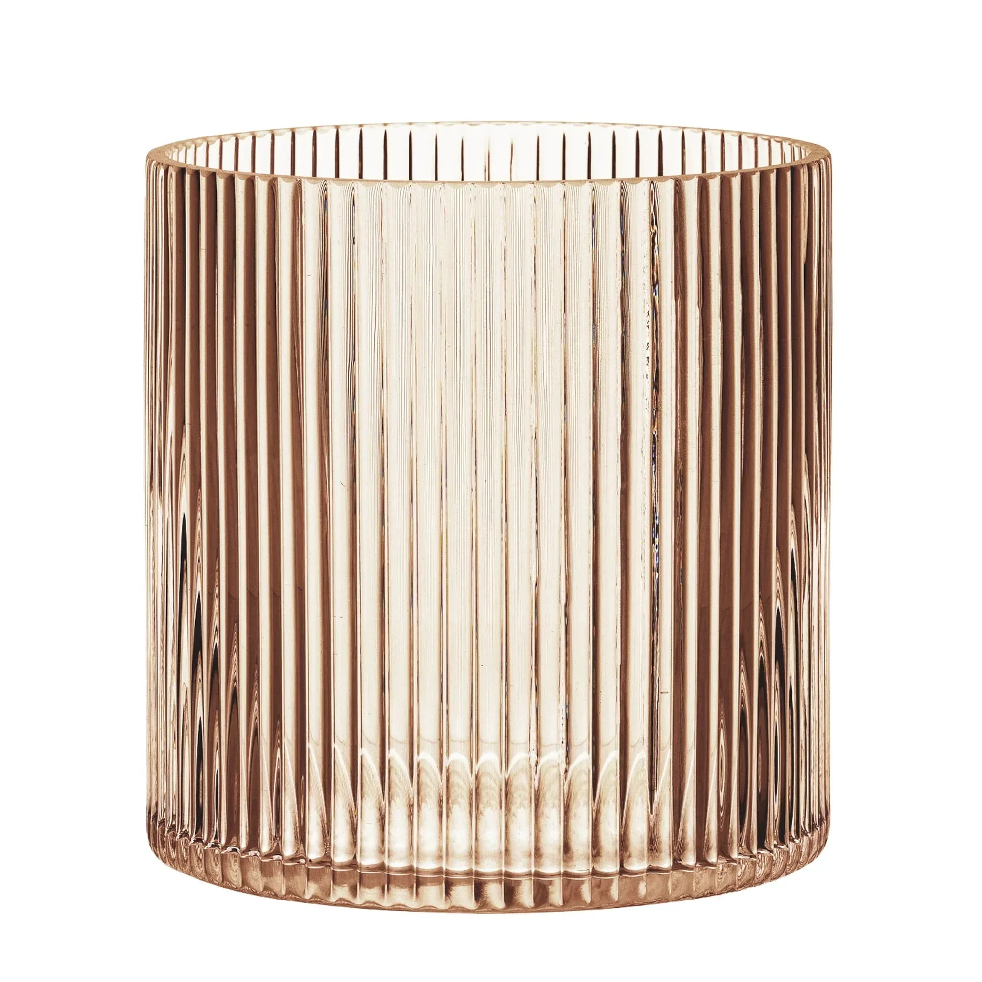 Better Homes & Gardens Glass Ribbed Hurricane Candle Holder, 5", Medium, Living Room - Image 12