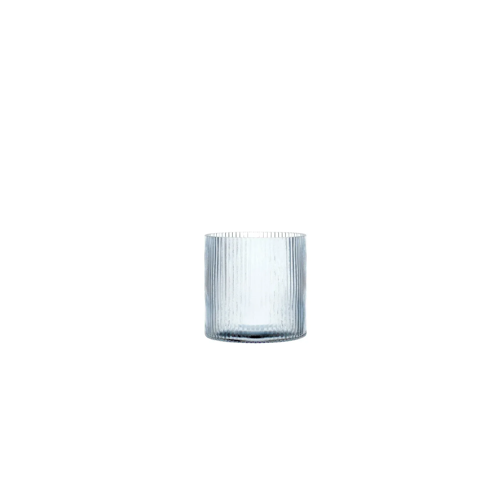 Better Homes & Gardens Glass Ribbed Hurricane Candle Holder, 5", Medium, Living Room - Image 8