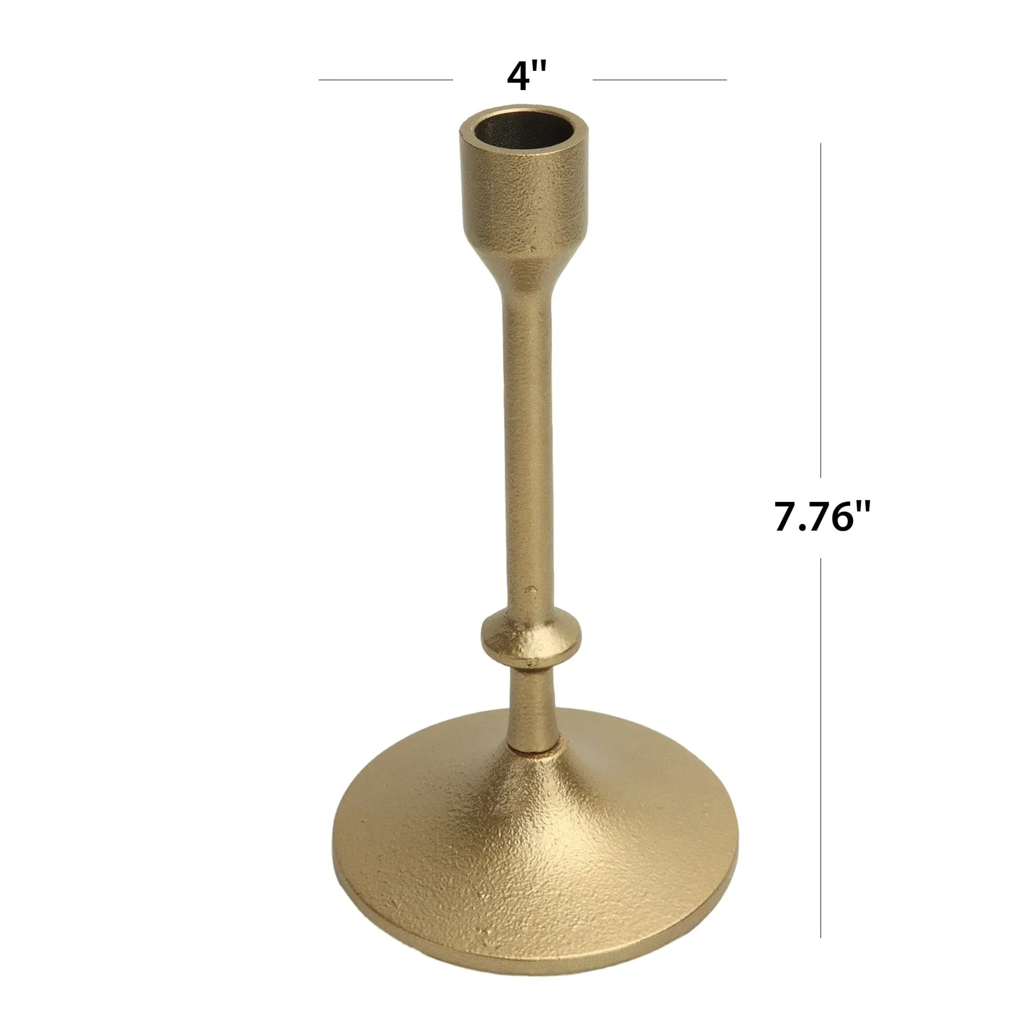 Better Homes & Gardens Gold Cast Iron Taper Candle Holder - Image 10