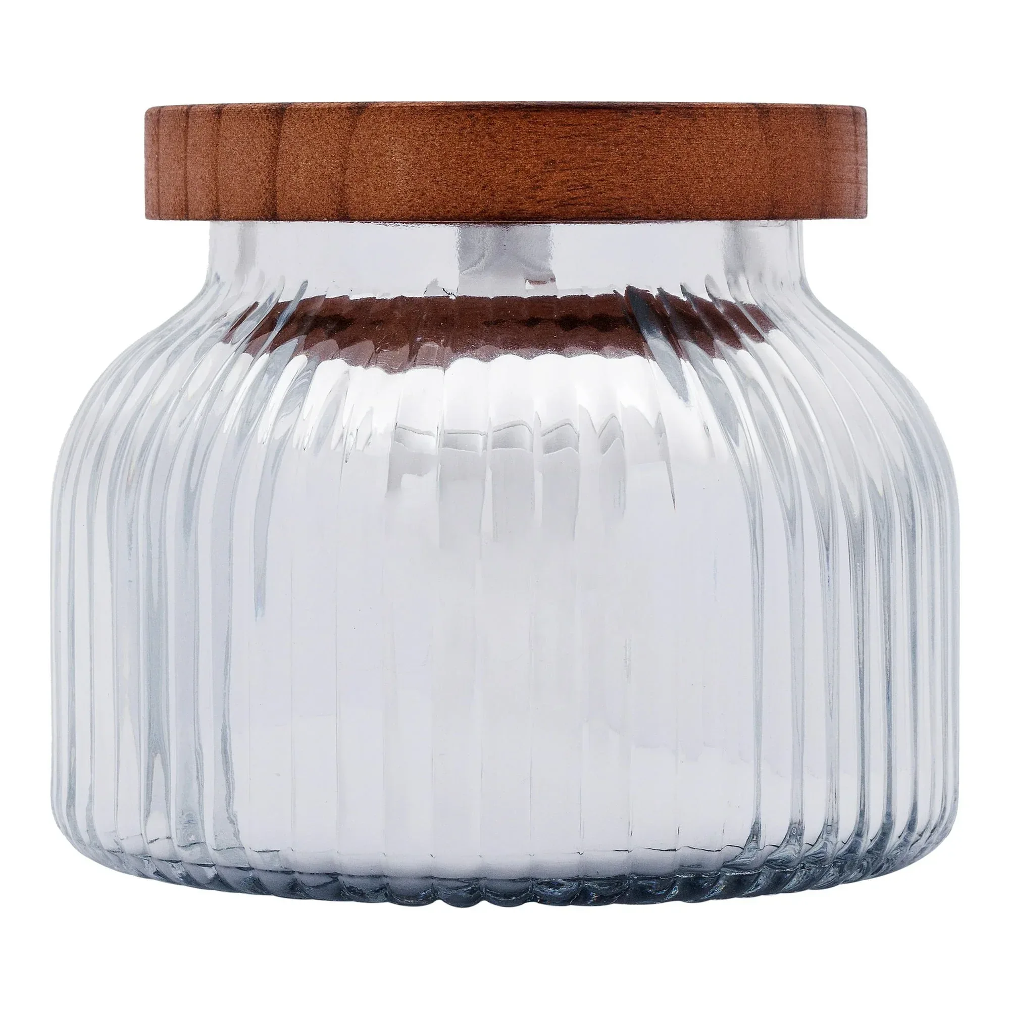 Better Homes & Gardens Scented Cotton 2-Wicks Ribbed Mecury Glass Jar Candle with Wooden Lid 18oz - Image 20