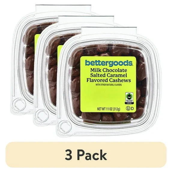 bettergoods Milk Chocolate Salted Caramel Flavored Cashews, 11 oz - Image 7