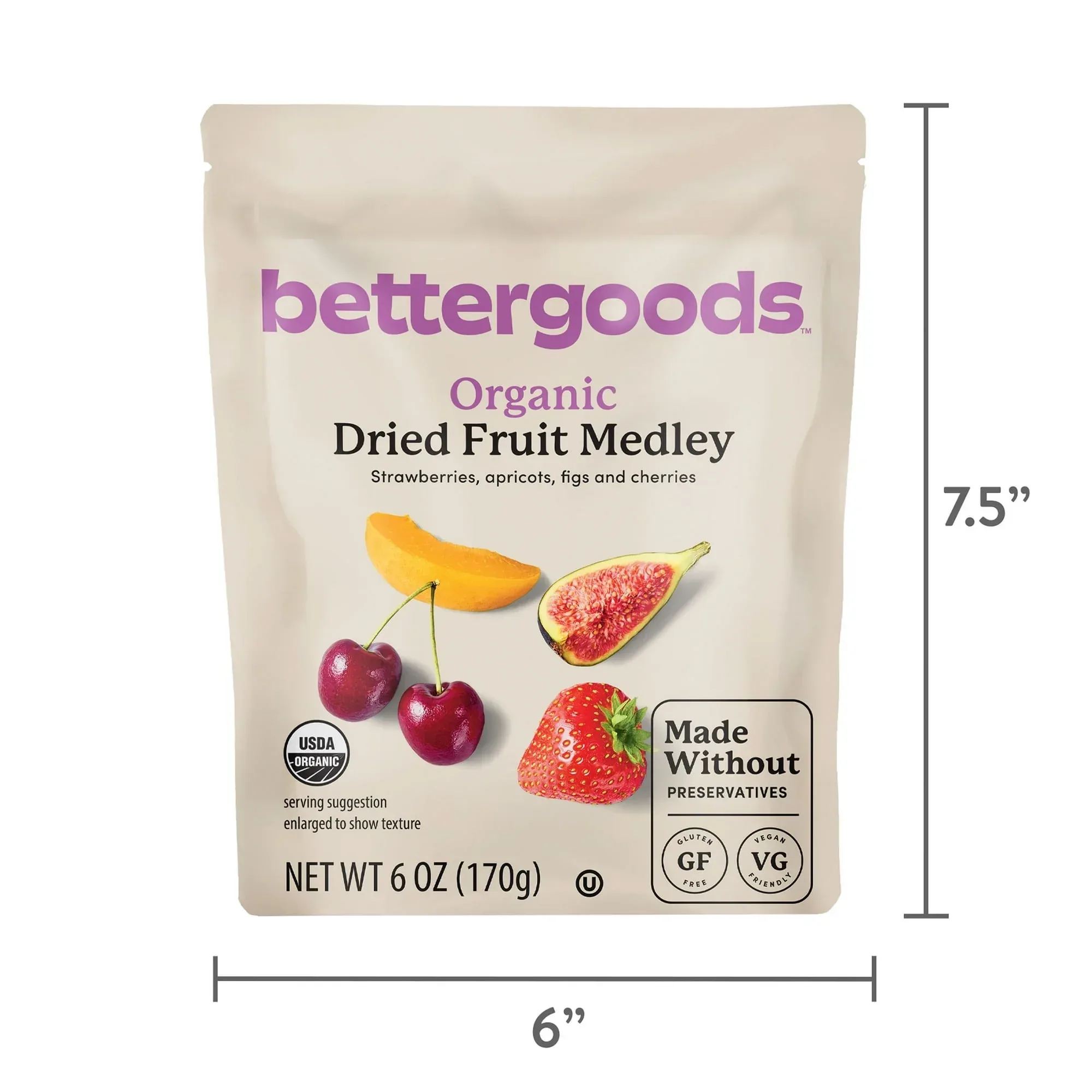 bettergoods Organic Dried Fruit Medley, 6 oz - Image 6