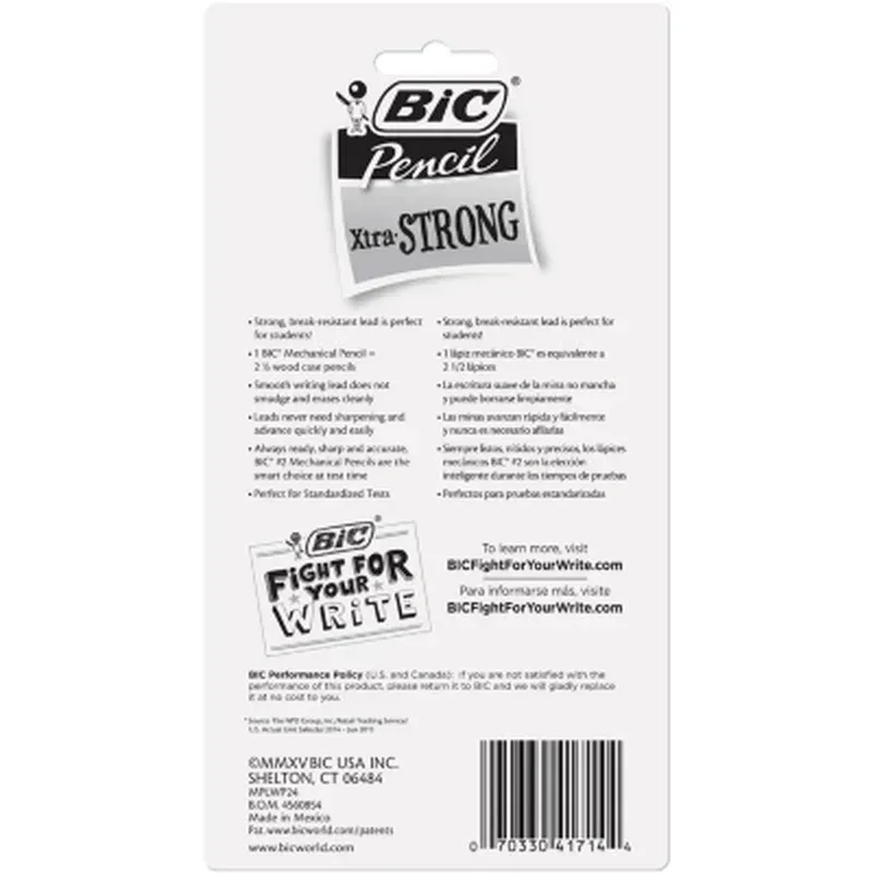 BIC Xtra-Strong Mechanical Pencil, 0.9Mm, Assorted Colors, 24Ct. - Image 2
