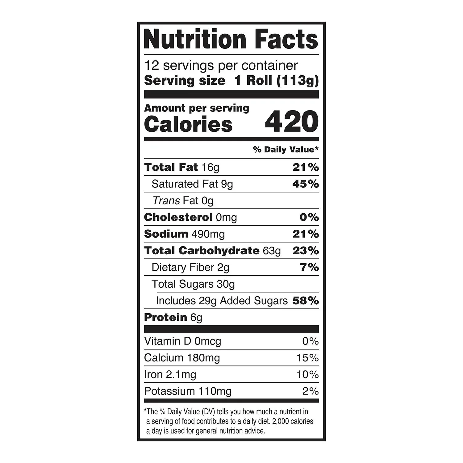 Big Texas Cinnamon Roll, 4 oz., 12 pk. - Image 4