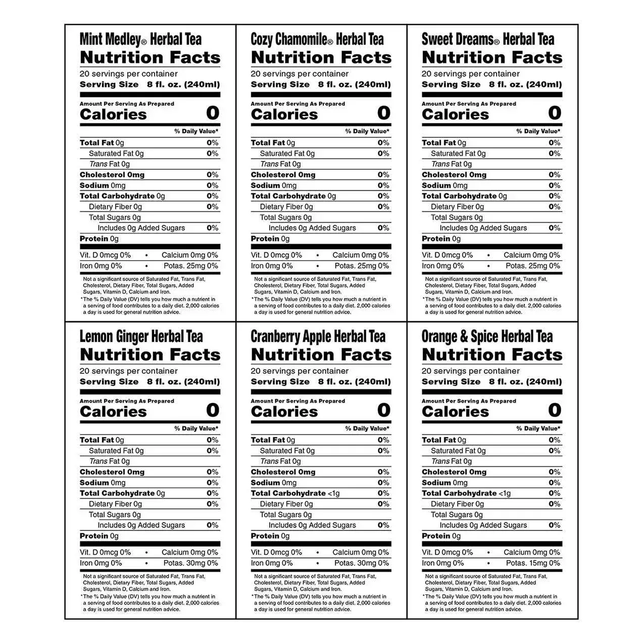 Bigelow Herbal Tea, Variety Pack, 168 bags - Image 2