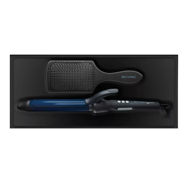 Bio Ionic Graphene MX Long Barrel Curling Iron 1.25" with Brush - Image 4