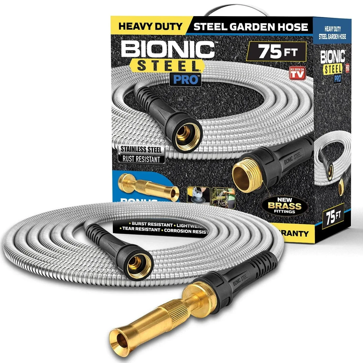 Bionic Steel Pro 75' Garden Hose