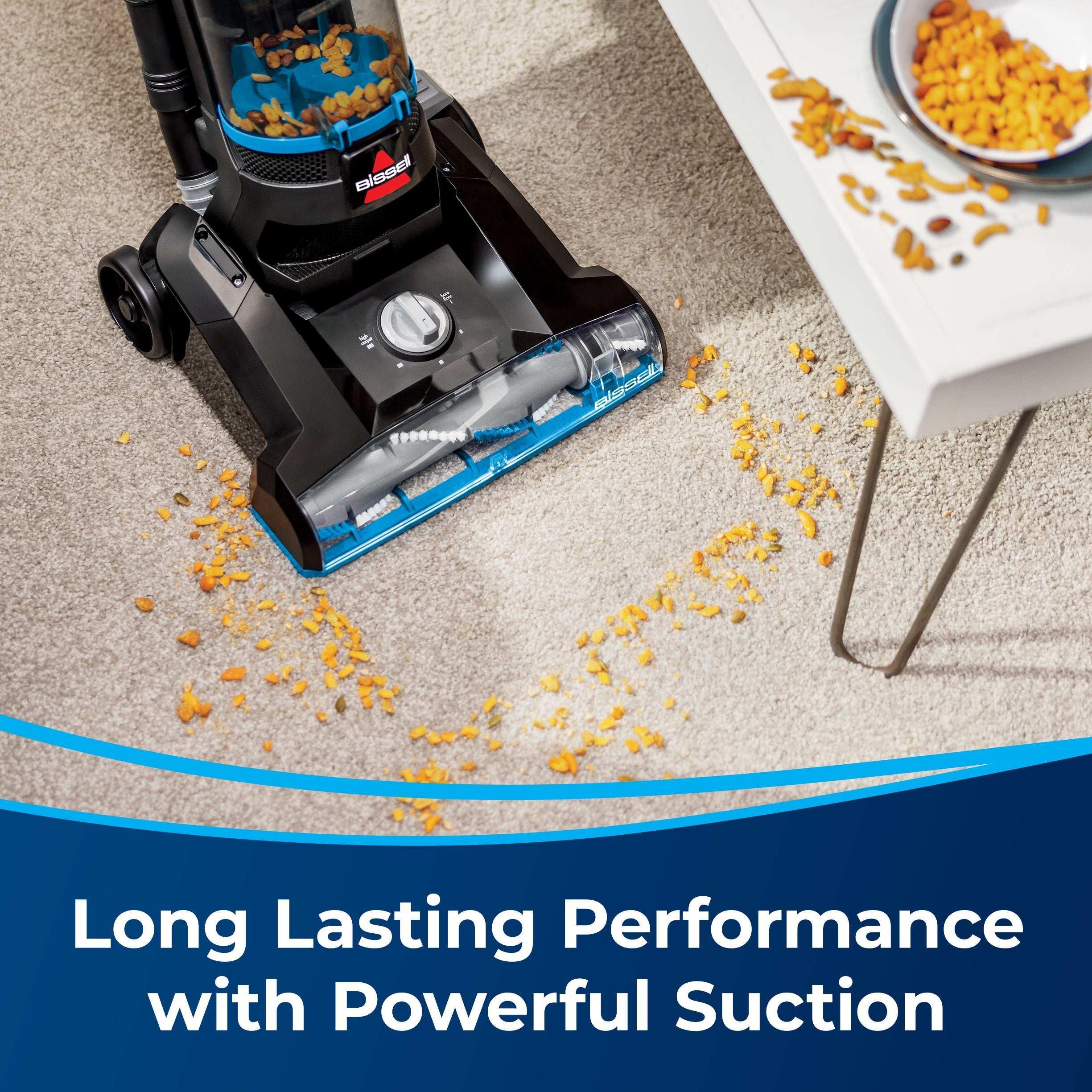 BISSELL PowerForce Helix, Bagless, Upright Vacuum, Pet Friendly, Scatter-Free Technology, Helix Dirt Separation System, Lightweight, 3313, Blue & Black - Image 3
