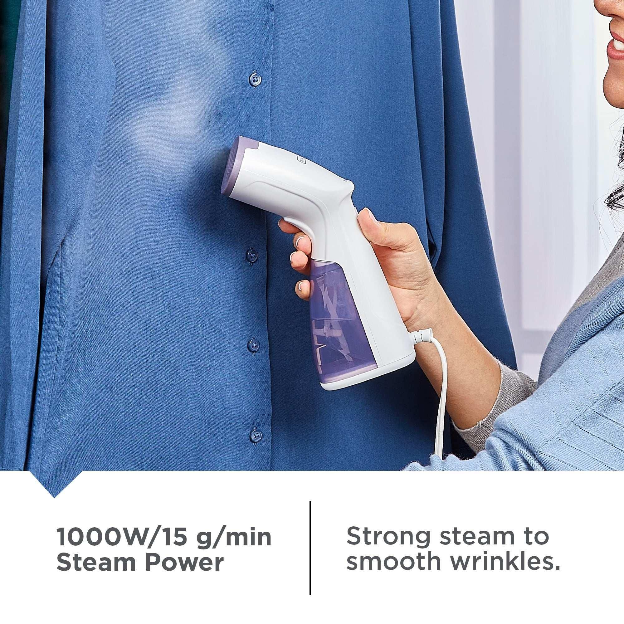 BLACK+DECKER 1000W Compact Garment Steamer with Pump Heater, Removable Water Tank, and Quick Heat-up - Image 7