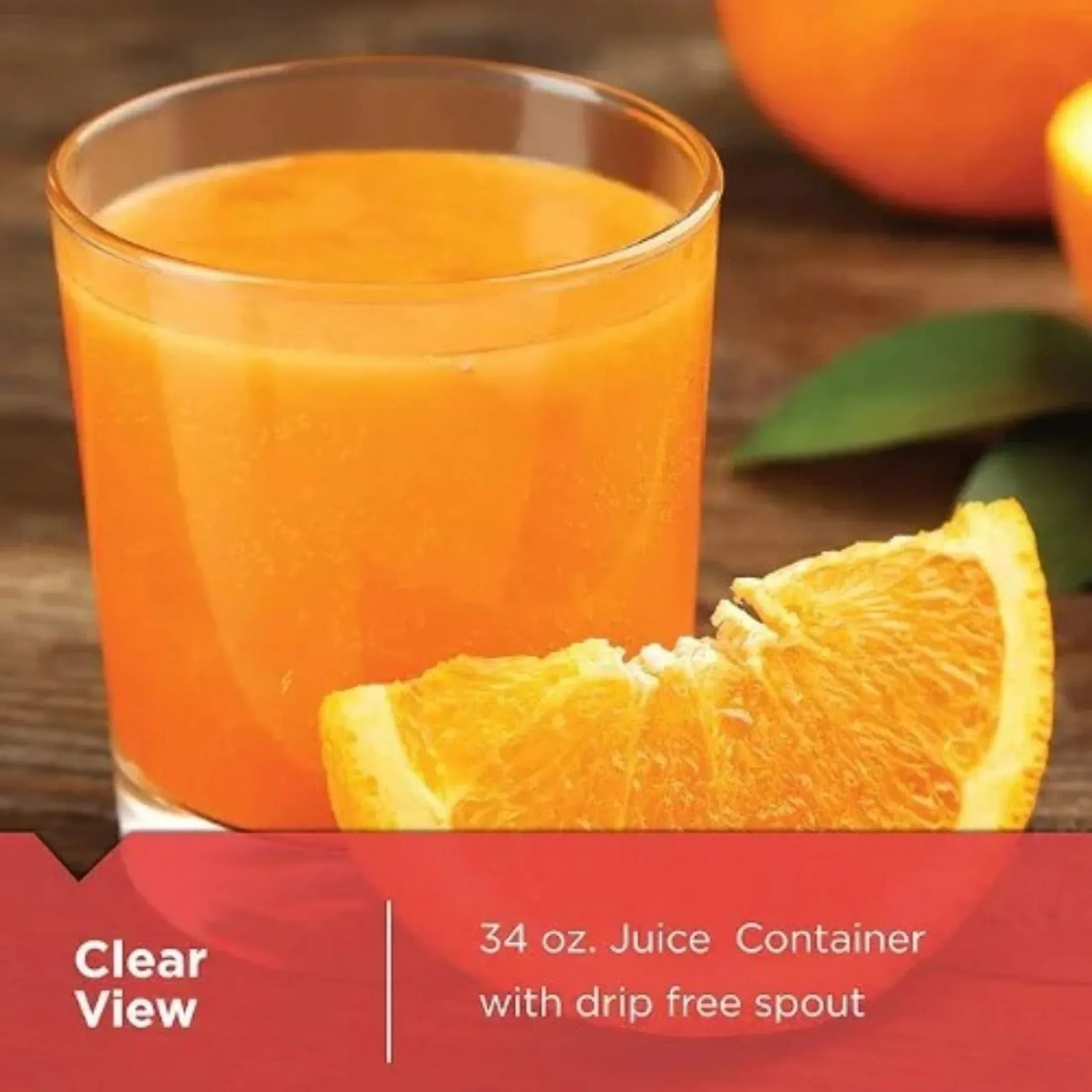 BLACK+DECKER Manual Citrus Juicer, 32 oz, White Plastic, Self-Reversing Cone - Image 6