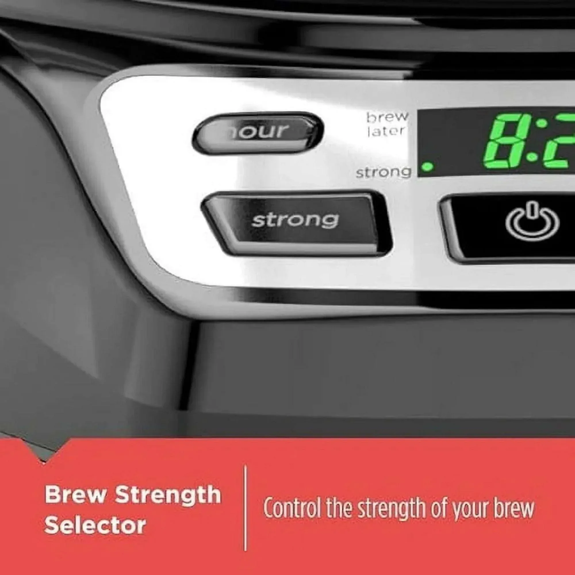 BLACK+DECKER Programmable 12-Cup Drip Coffee Maker with Custom Brew Strength, Black - Image 10