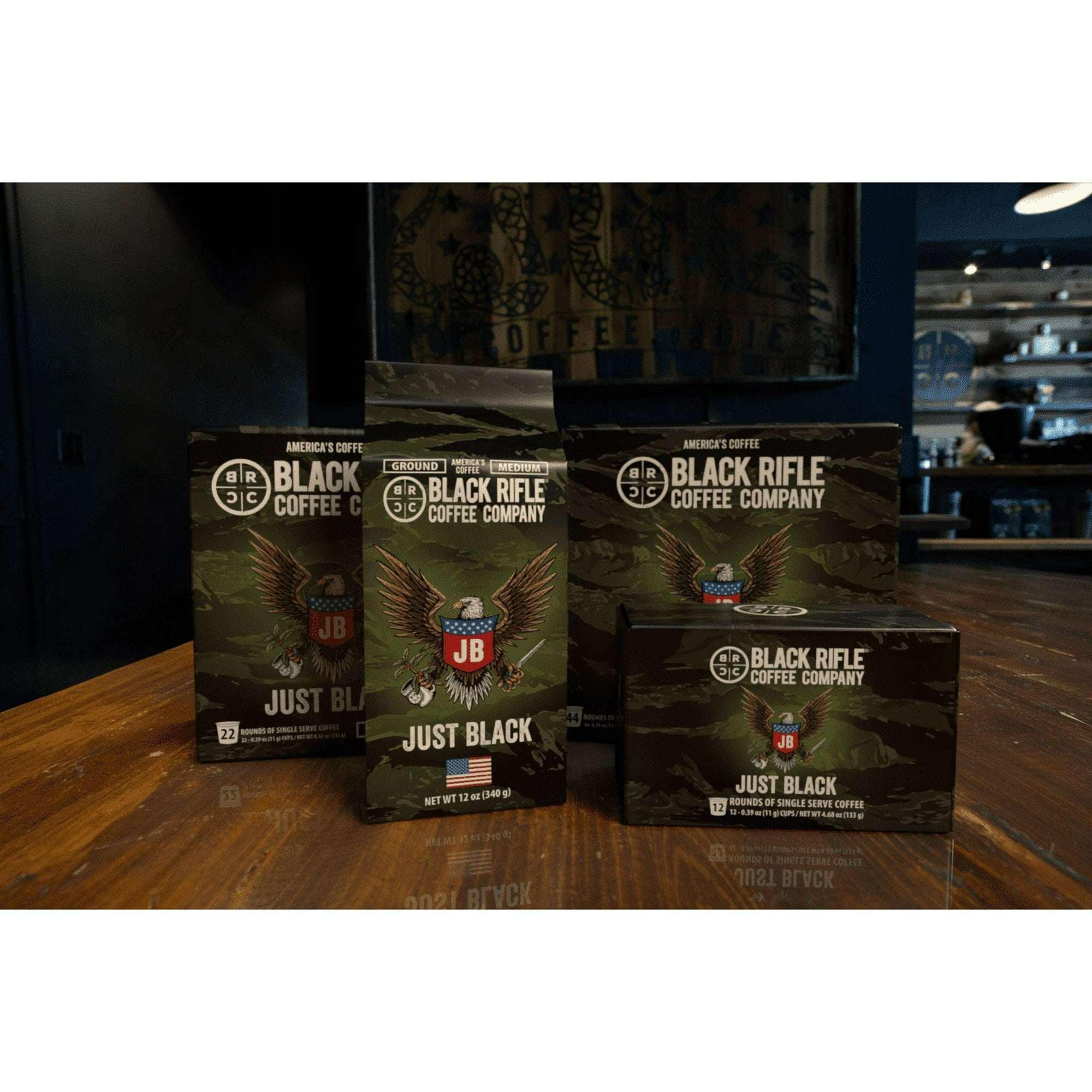 Black Rifle Coffee Company Just Black, Medium Roast, Ground Coffee,12 oz - Image 2