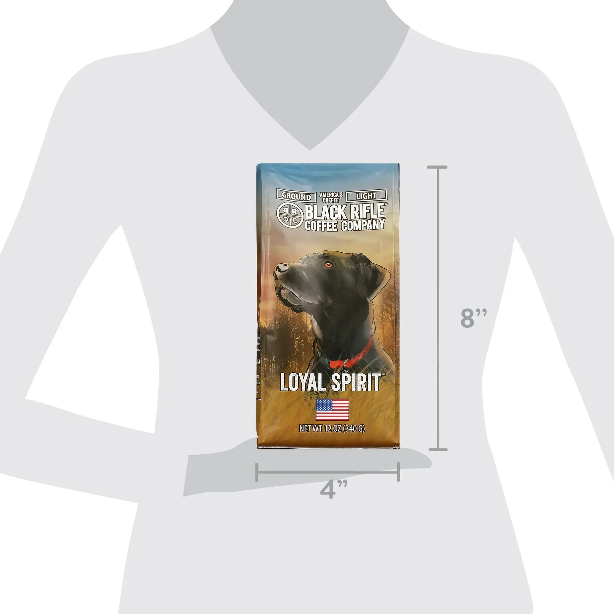 Black Rifle Coffee Company Loyal Spirit, Light Roast, Ground Coffee, 12 oz - Image 6