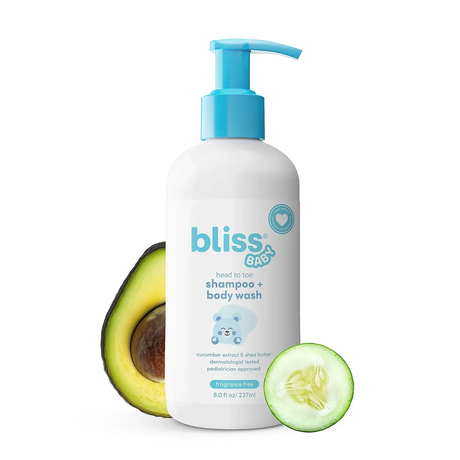 Bliss Baby Bath Bundle, 2-in-1 Shampoo + Body Wash & Lotion, 8 fl. oz., 2 pk. - Image 10