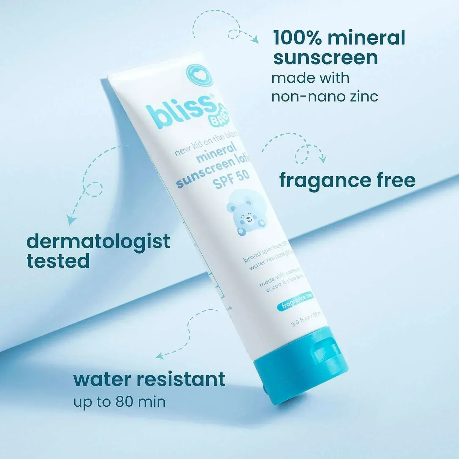 Bliss Baby Mineral Lotion & Stick, SPF 50, Sunscreen Set - Image 6