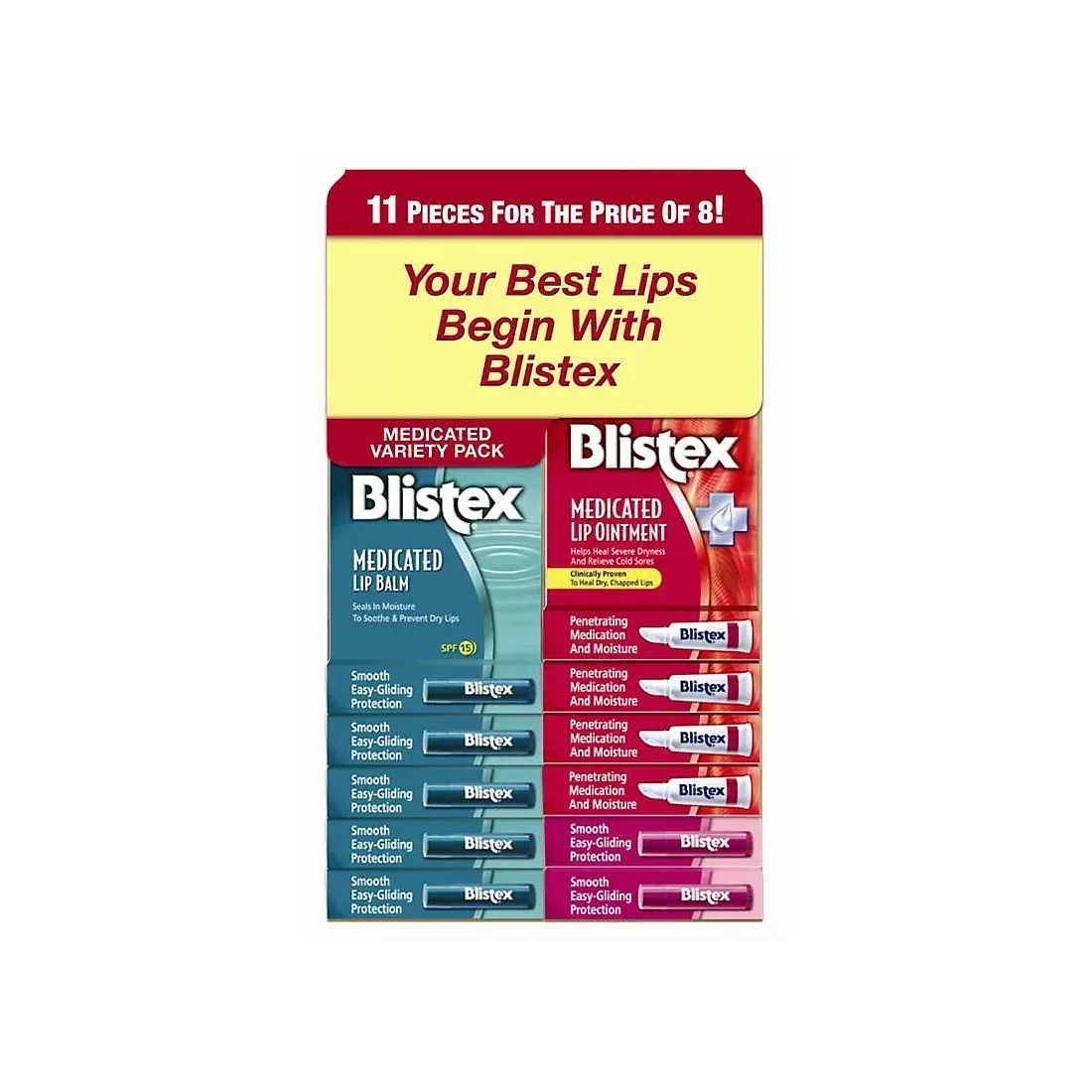 Blistex Lip Care Variety Pack, 11 pk.