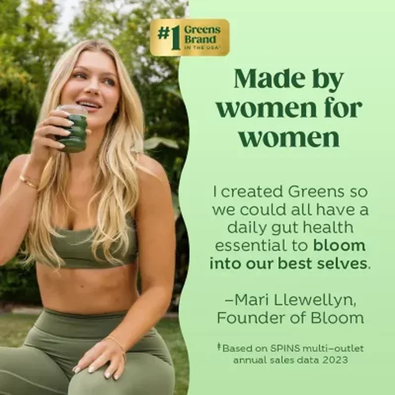 Bloom Nutrition Greens & Superfoods Powder, Berry (48 Servings, 9.2 Oz.) - Image 5