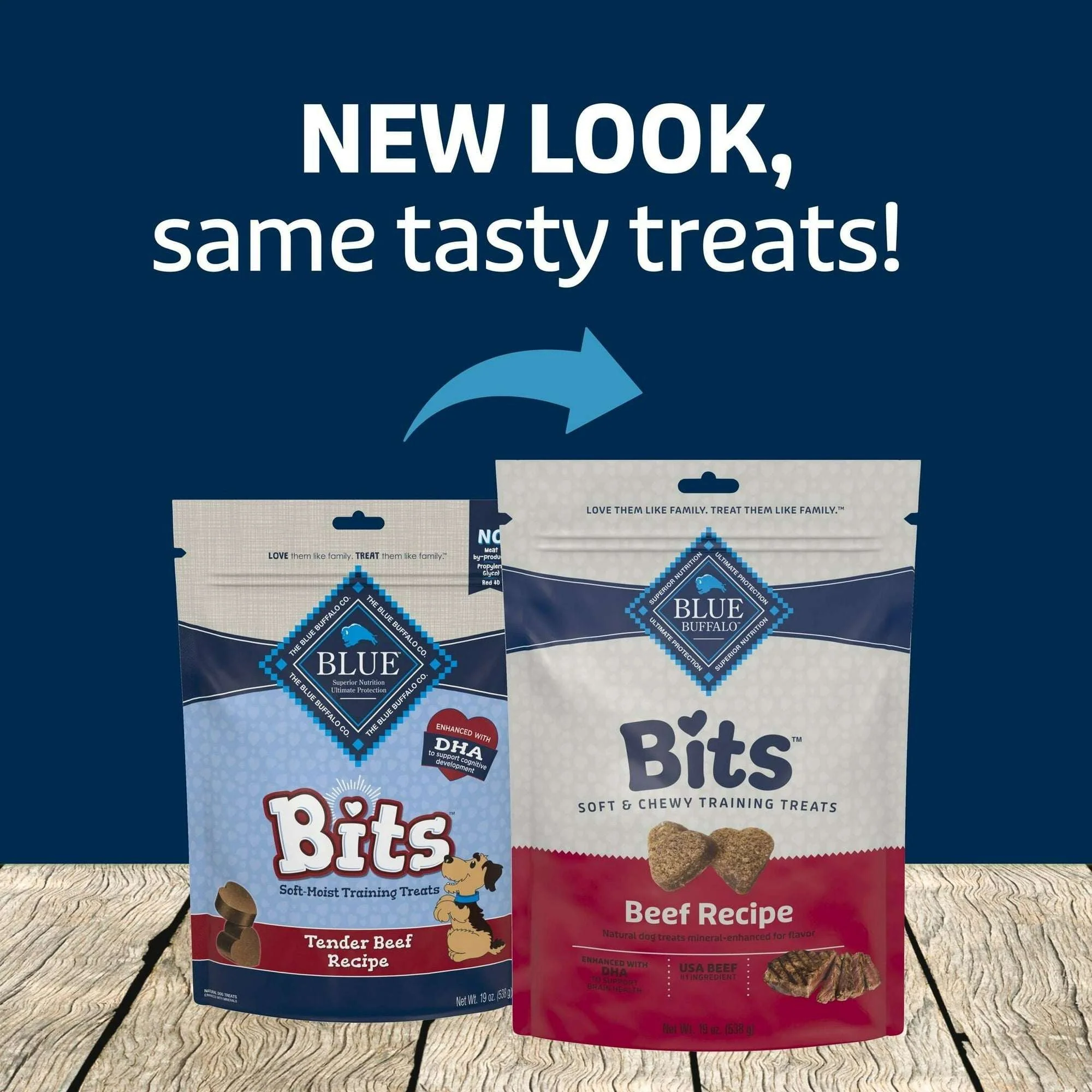 Blue Buffalo Bits Soft Dog Treats for Training, Made With Natural Ingredients & Enhanced with DHA, Beef Recipe, 19-oz Bag - Image 9