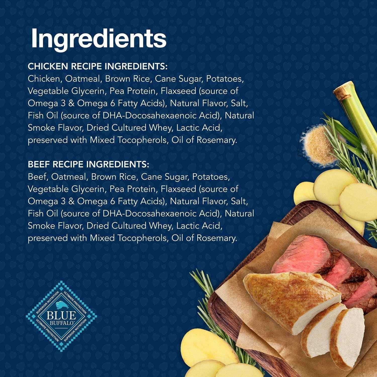 Blue Buffalo Blue Bits Chicken and Beef Variety Pack, Soft-Moist Training Treats, 11 oz., 2 ct. - Image 3