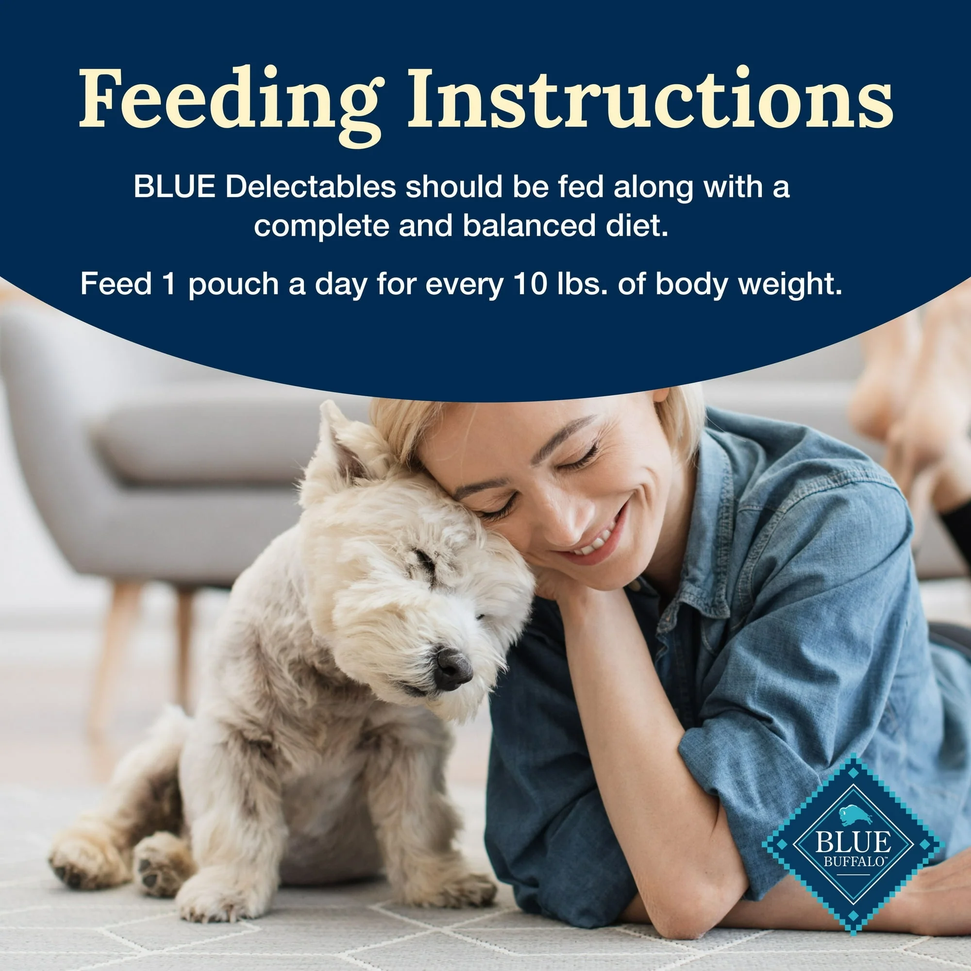 Blue Buffalo Delectables Natural Wet Dog Food Toppers, Hearty Beef, 3-oz Pouch - Image 10