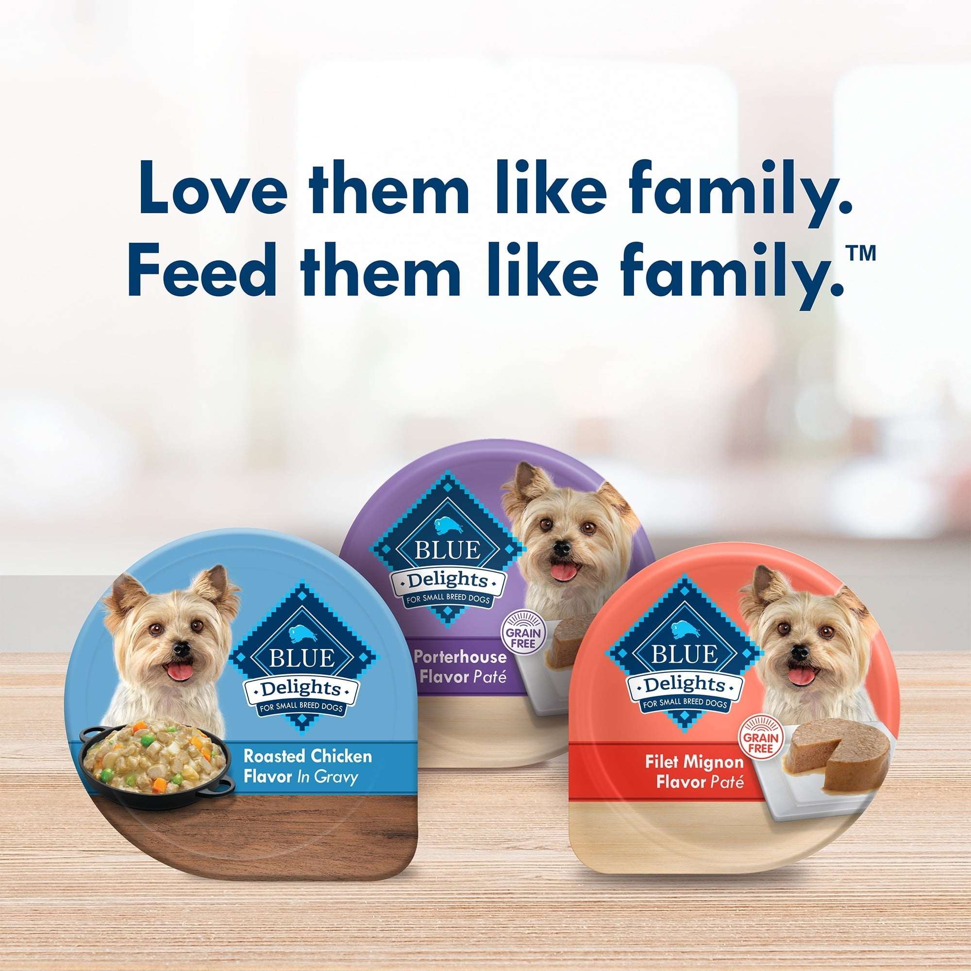 Blue Buffalo Delights Small Breed Roasted Chicken Flavor in Hearty Gravy Wet Dog Food for Adult Dogs, Grain-Free, 3.5 oz. Cup - Image 10