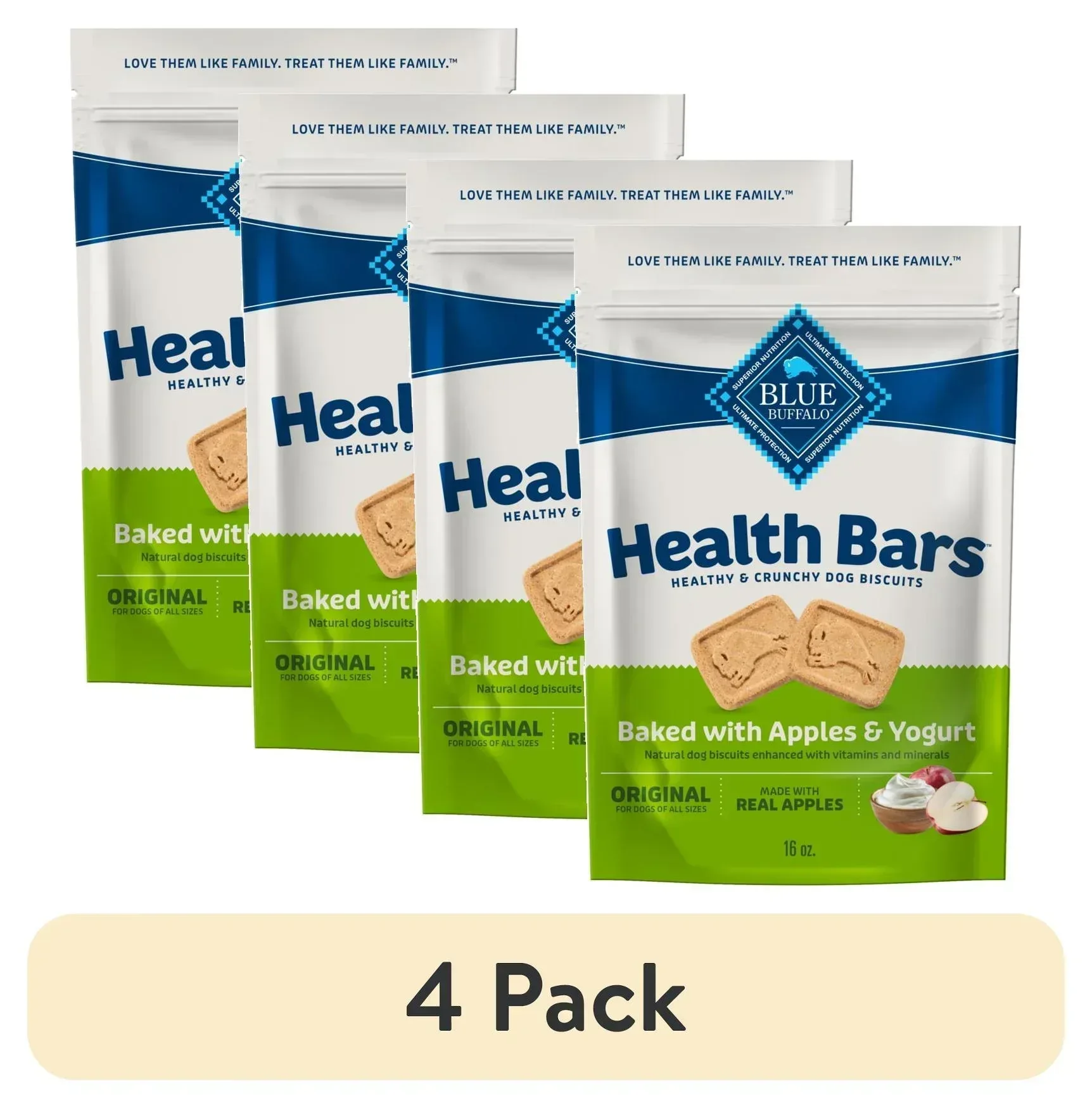 Blue Buffalo Health Bars Crunchy Dog Biscuits, Apples & Yogurt - Image 11