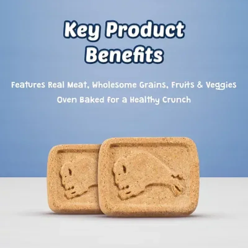 BLUE Buffalo Health Bars Crunchy Dog Treat Biscuits, Bacon, Egg & Cheese (5 Lbs.) - Image 3