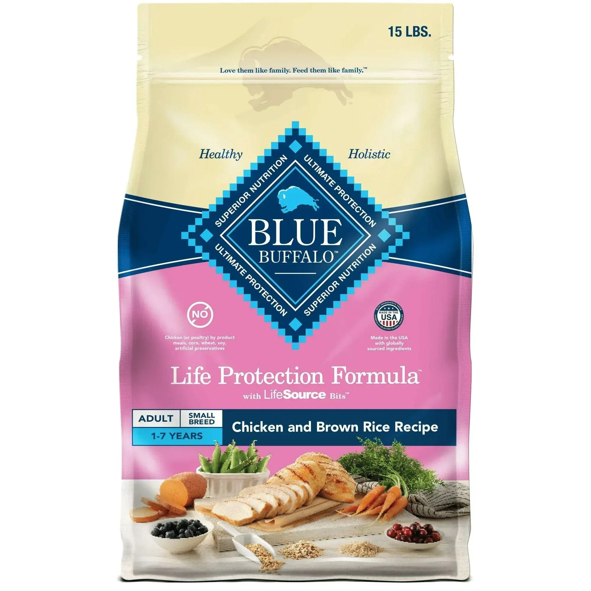 Blue Buffalo Life Protection Formula Small Breed Dry Dog Food Chicken & Brown Rice - Image 11