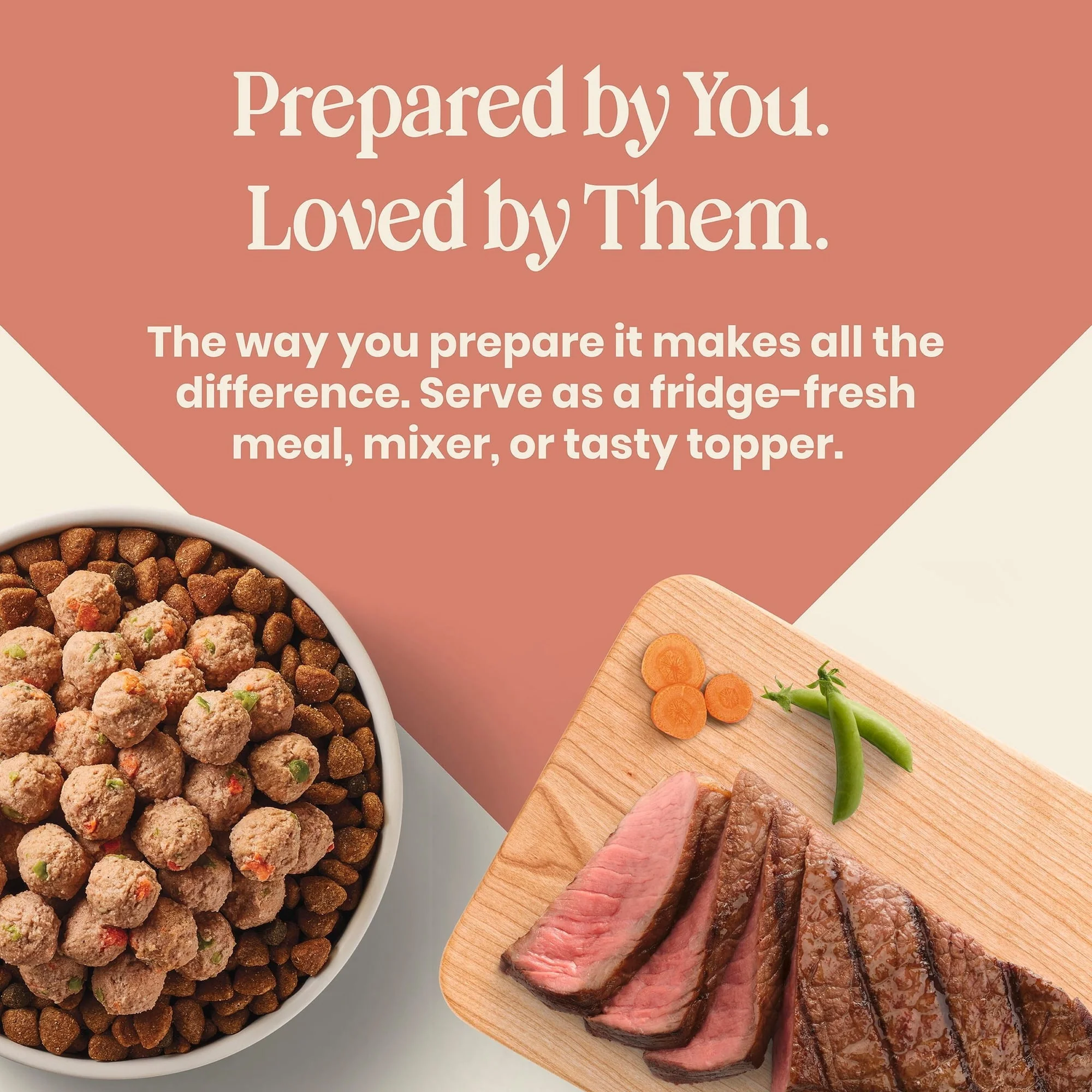 Blue Buffalo Love Made Fresh Dog Food, Refrigerated, Beef Meatball 1.5lb Pouch - Image 4