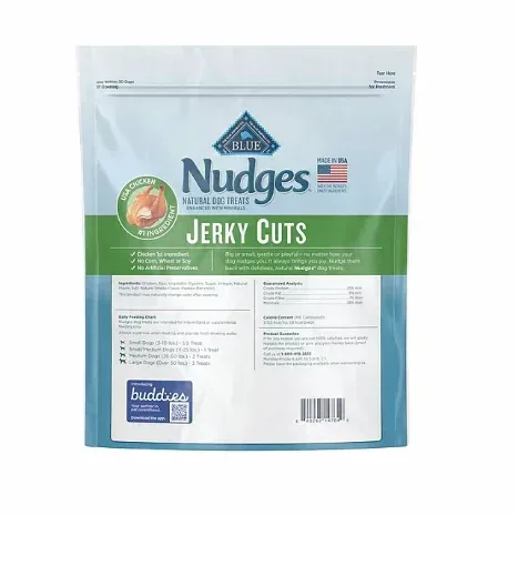 Blue Buffalo Nudges Natural Jerky Cut Dog Treats, Chicken Flavored, 40 oz. - Image 3
