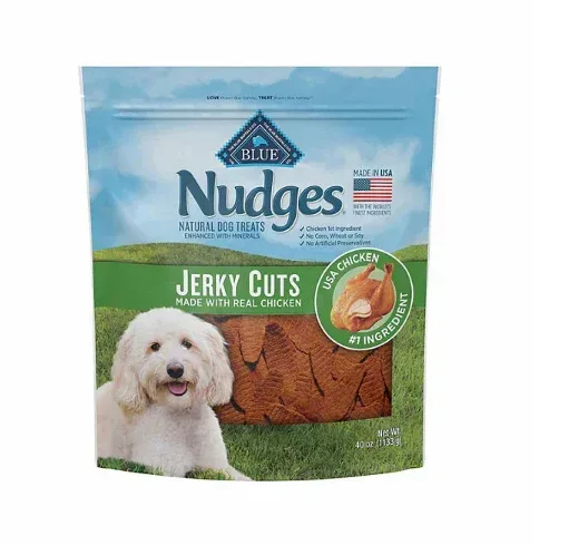 Blue Buffalo Nudges Natural Jerky Cut Dog Treats, Chicken Flavored, 40 oz. - Image 3