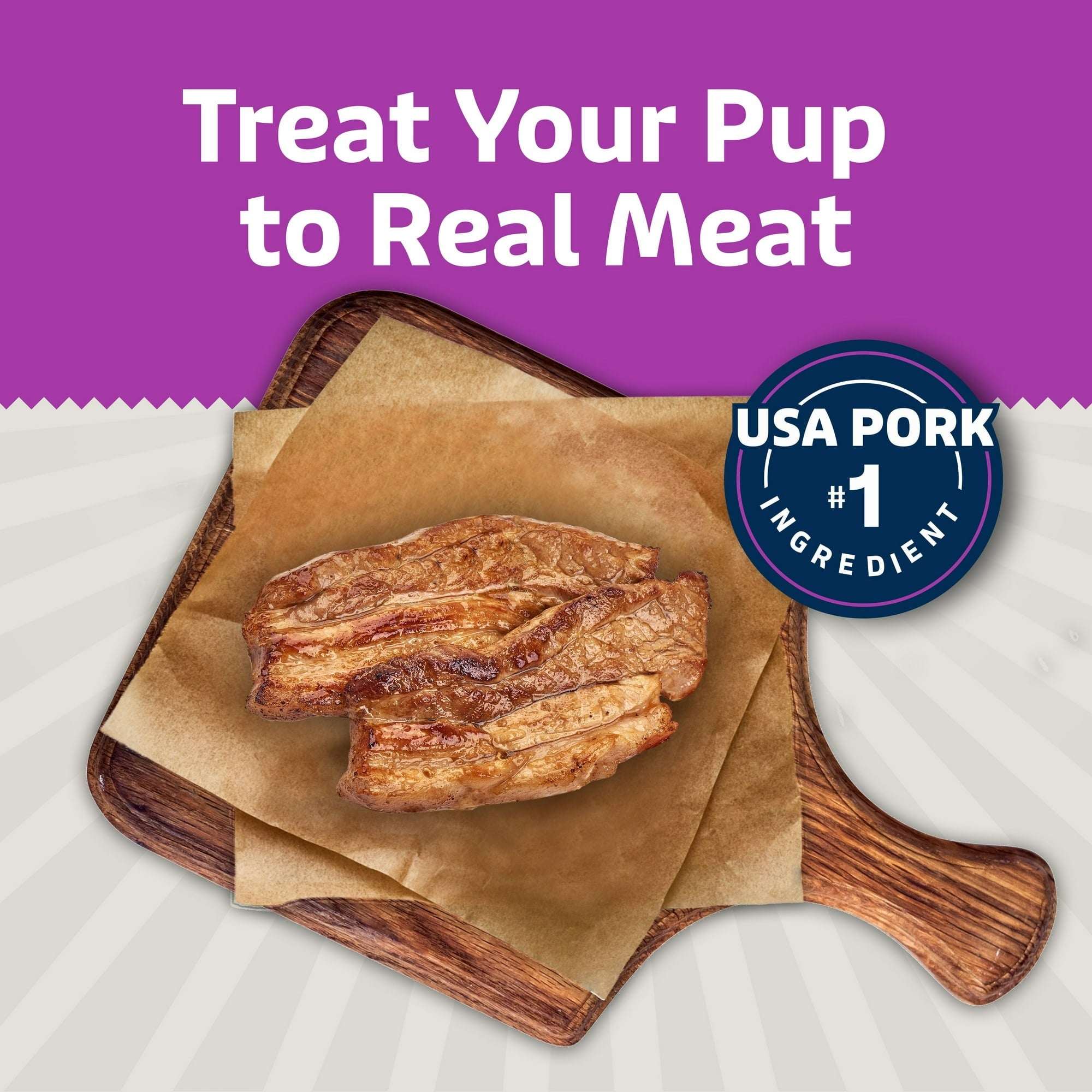 Blue Buffalo Sizzlers Bacon-Style Dog Treats with Real Pork, Original Flavor, 6-oz. - Image 8