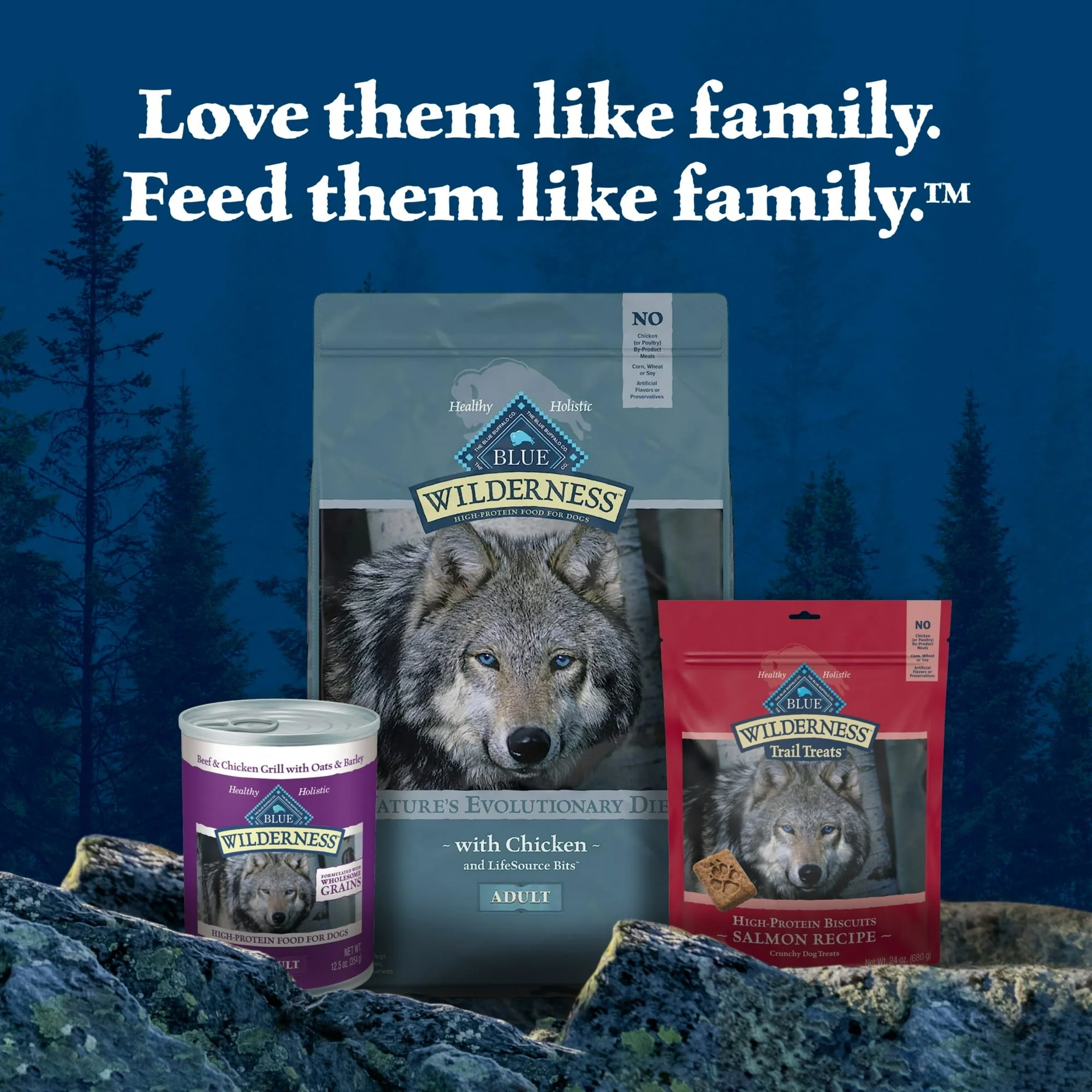 Blue Buffalo Wilderness Natural Dry Dog Food Plus Wholesome Grains, Chicken - Image 17