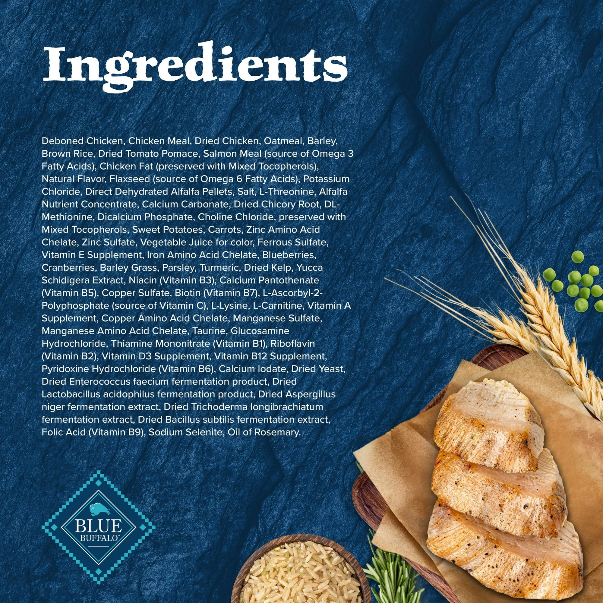 Blue Buffalo Wilderness Natural Dry Dog Food Plus Wholesome Grains, Chicken - Image 4