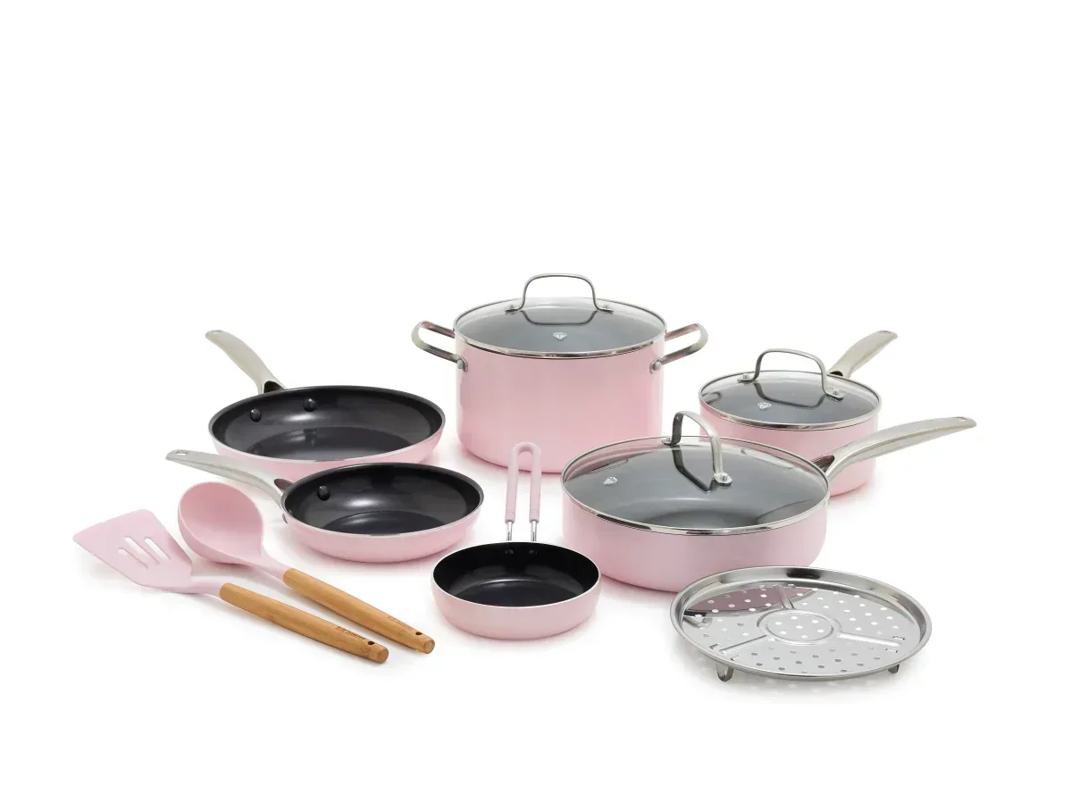 Blue Diamond 12-Piece Ceramic Nonstick Cookware Set – Toxin-Free, Dishwasher Safe, Oven Safe, Nonstick - Image 9