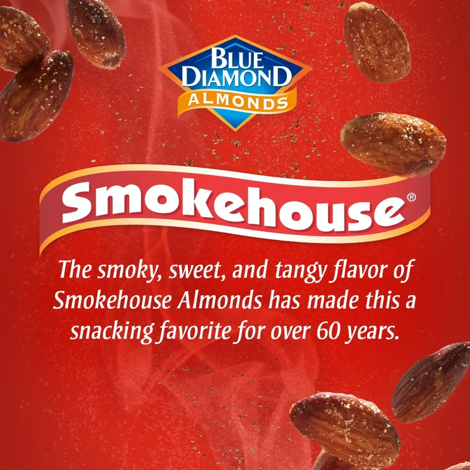 Blue Diamond Almonds, Classic Smokehouse Flavored Healthy Snack Nuts Perfect for Snacking and On-The-Go, 6 oz - Image 4