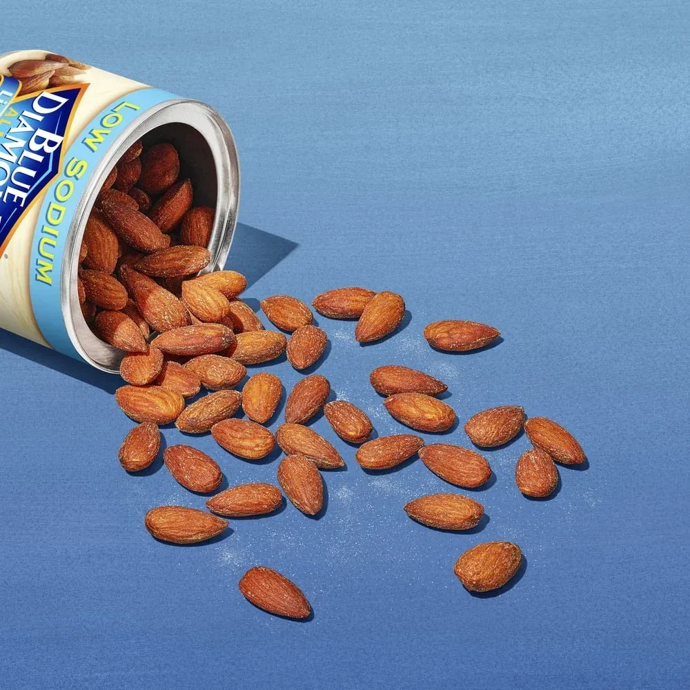 Blue Diamond Shelf Stable Almonds Lightly Salted Pieces, 6 oz Can - Image 7