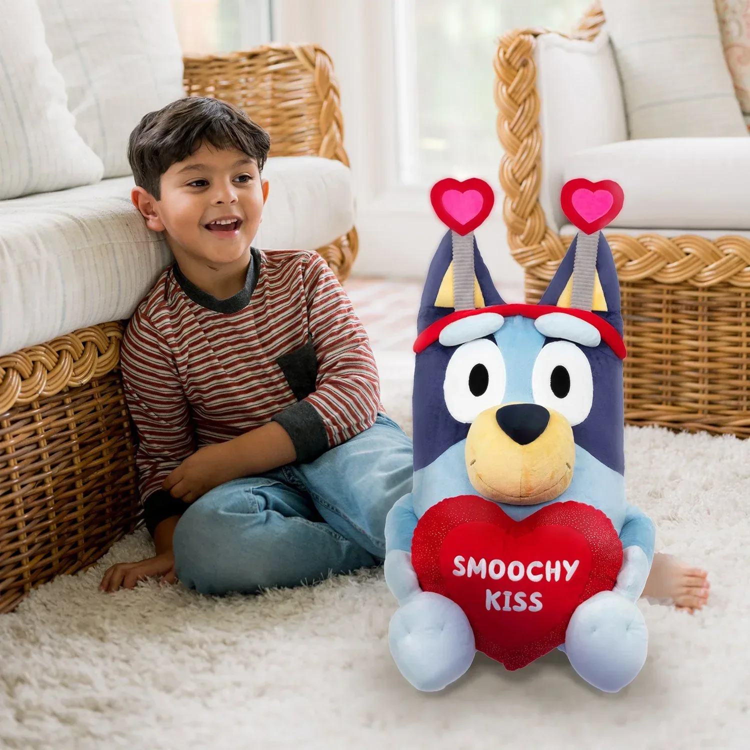 Bluey 28" Valentine Jumbo Plush - Image 12
