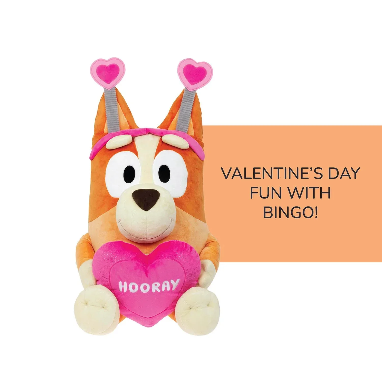 Bluey 28" Valentine Jumbo Plush - Image 16