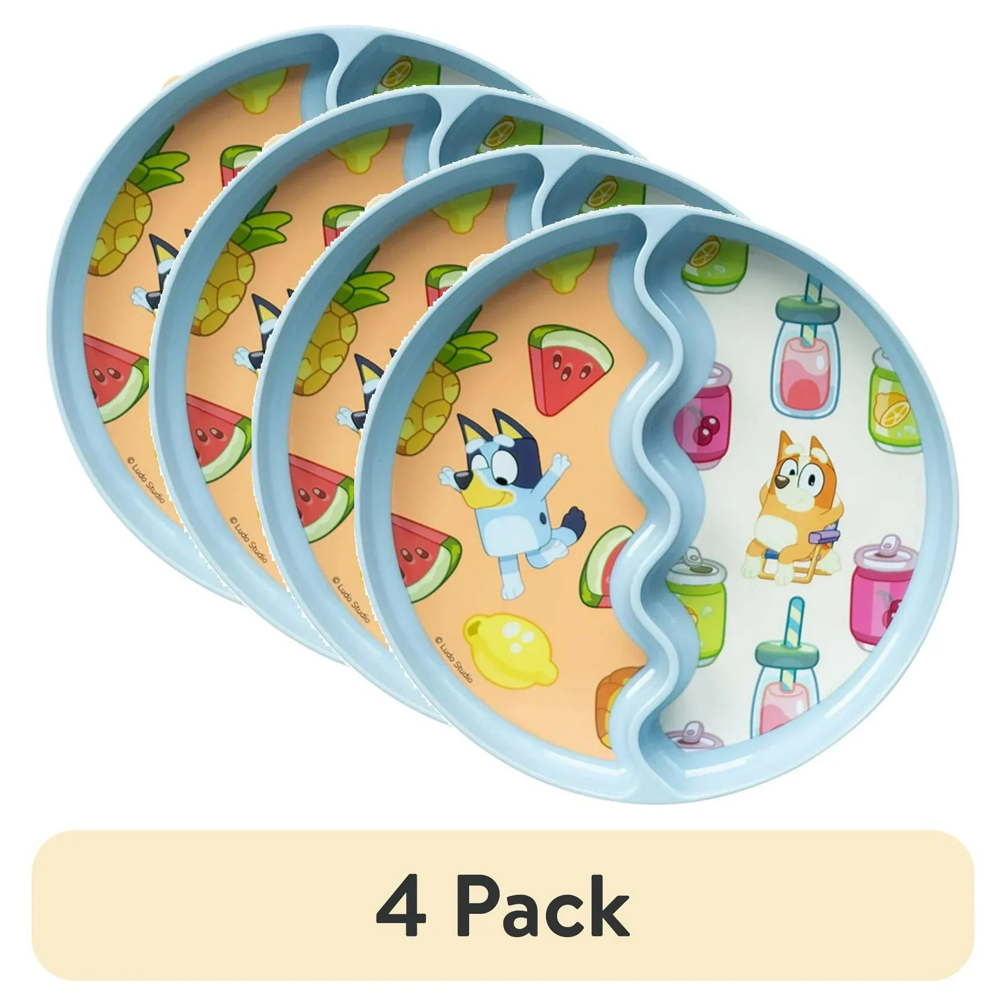 Bluey 3-Piece Mealtime Set with Divided Suction Plate, Bowl and Spoon – 9m+ - Image 6