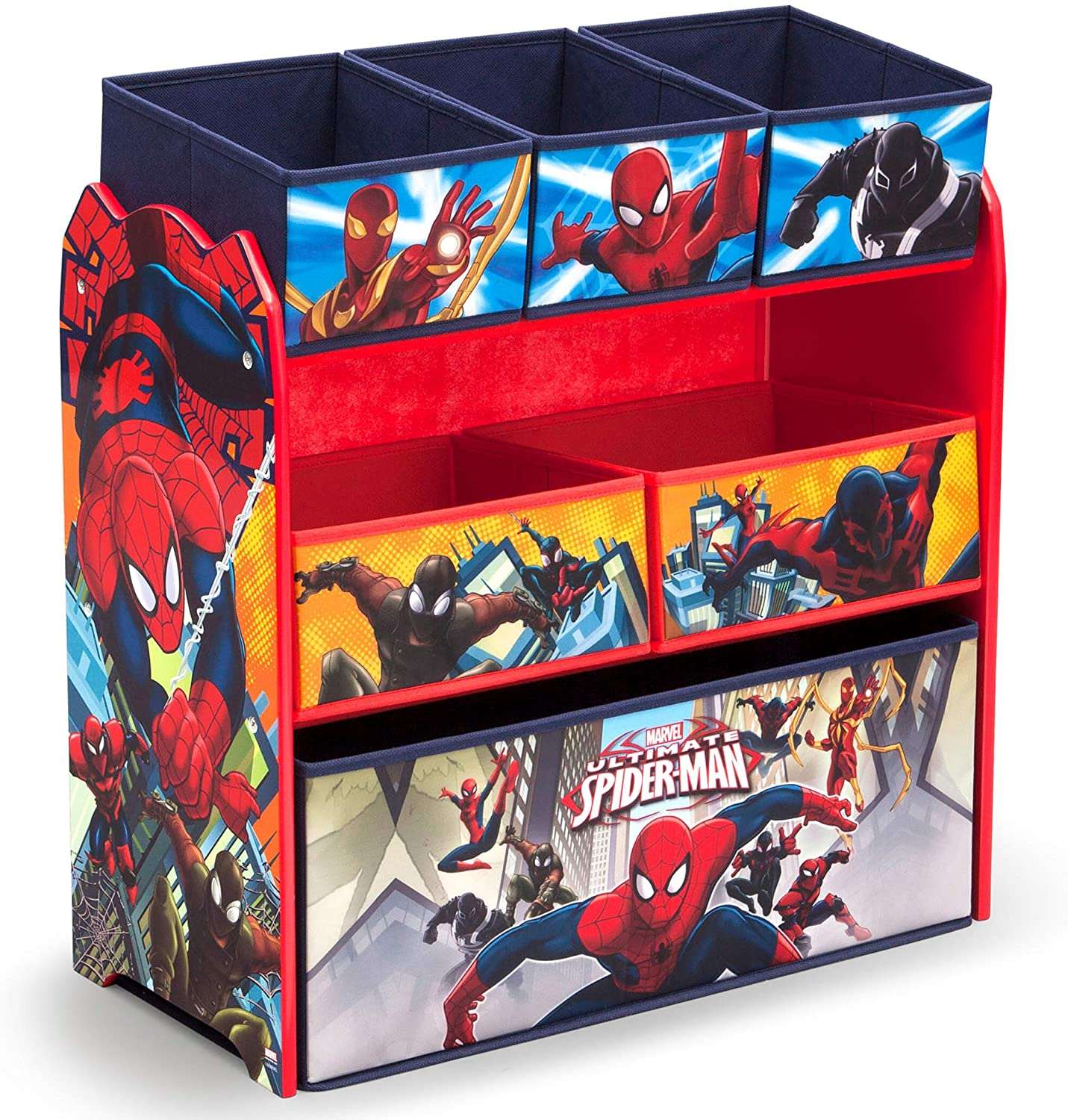 Bluey Design and Store 6 Bin Toy Storage Organizer by Delta Children - Image 10