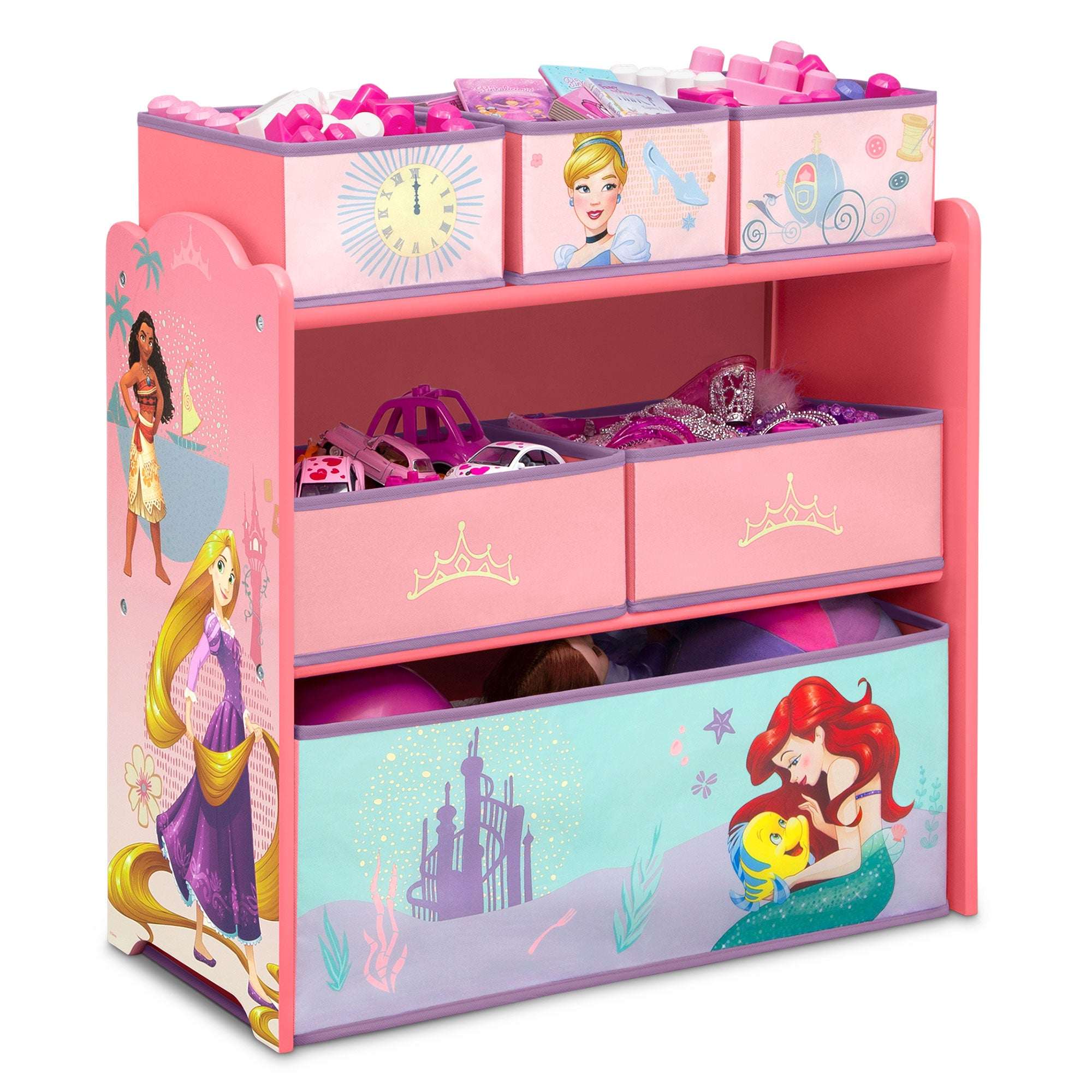 Bluey Design and Store 6 Bin Toy Storage Organizer by Delta Children - Image 9