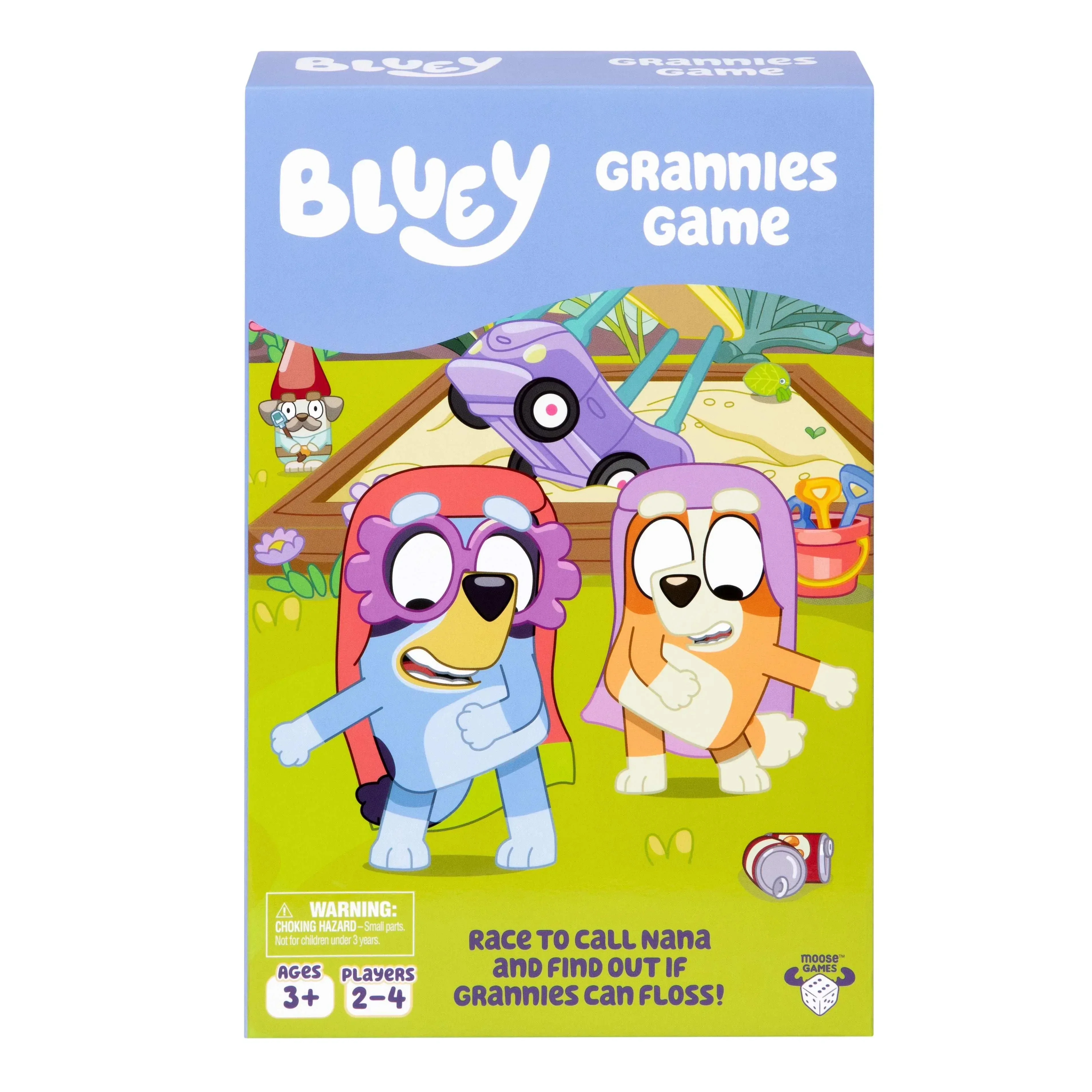 Bluey Grannies Game, Collect Grannies Items Like Glasses and Walking Sticks, Race To Be The First To Call Nana and Start A Flossing Party, 2-4 Players, Ages 3+ - Image 2