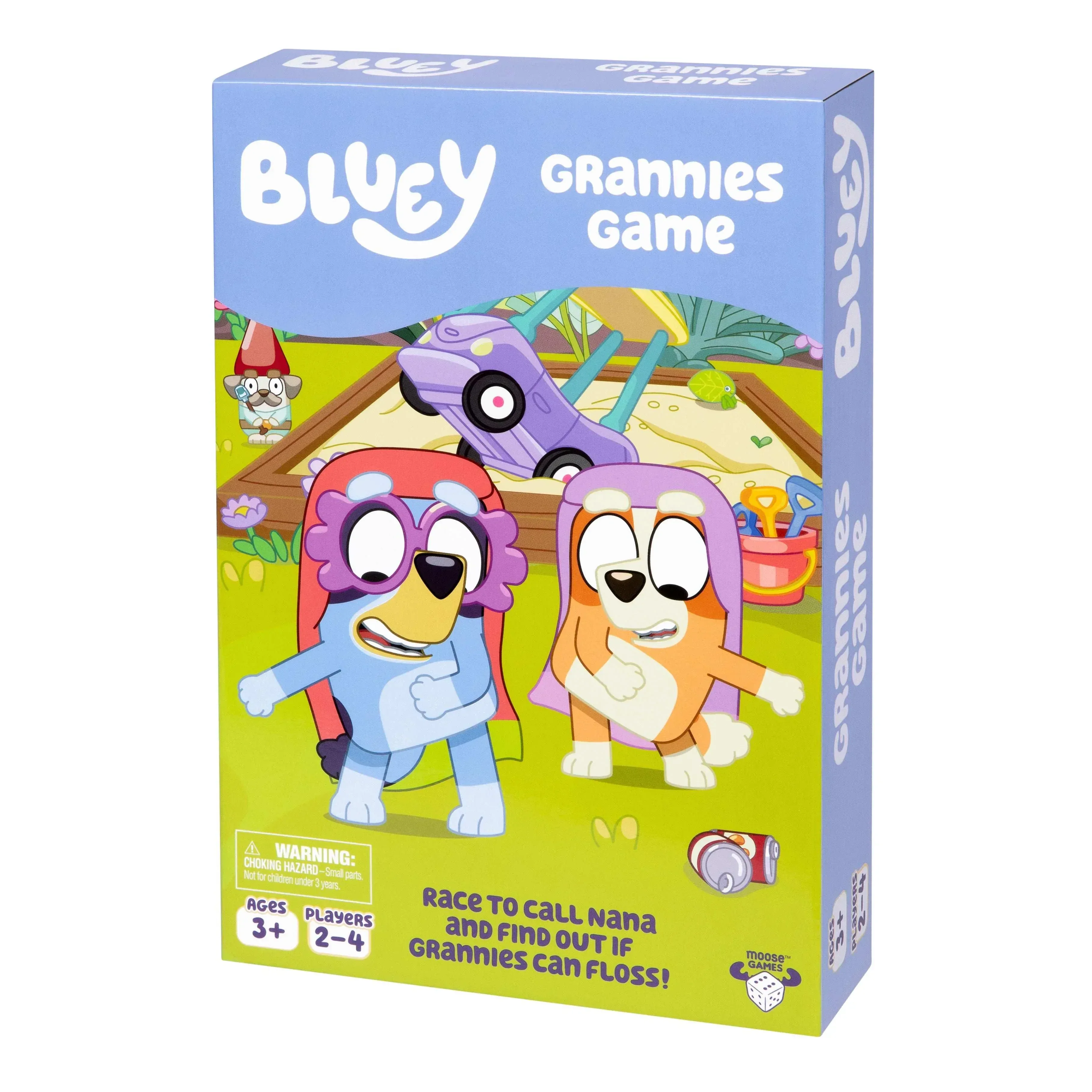 Bluey Grannies Game, Collect Grannies Items Like Glasses and Walking Sticks, Race To Be The First To Call Nana and Start A Flossing Party, 2-4 Players, Ages 3+ - Image 3