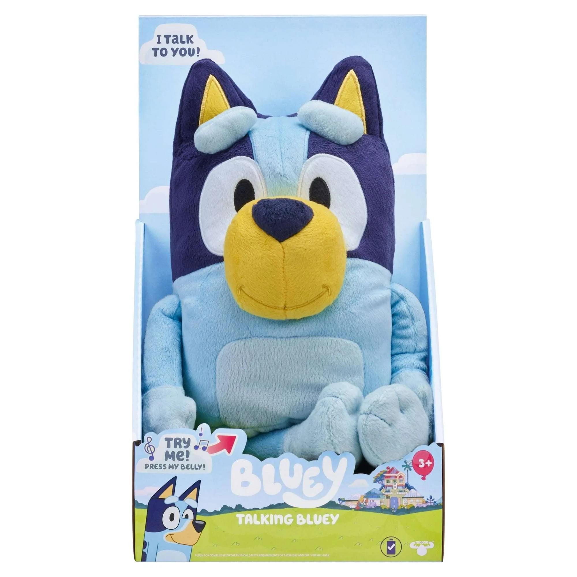 Bluey Talking and Interactive 13 in Plush Toys for Preschoolers 3-6 Years - Image 4