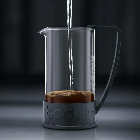 Bodum Brazil French Press Coffee Maker with Borosilicate Glass Carafe, 12 Ounce, Black - Image 3