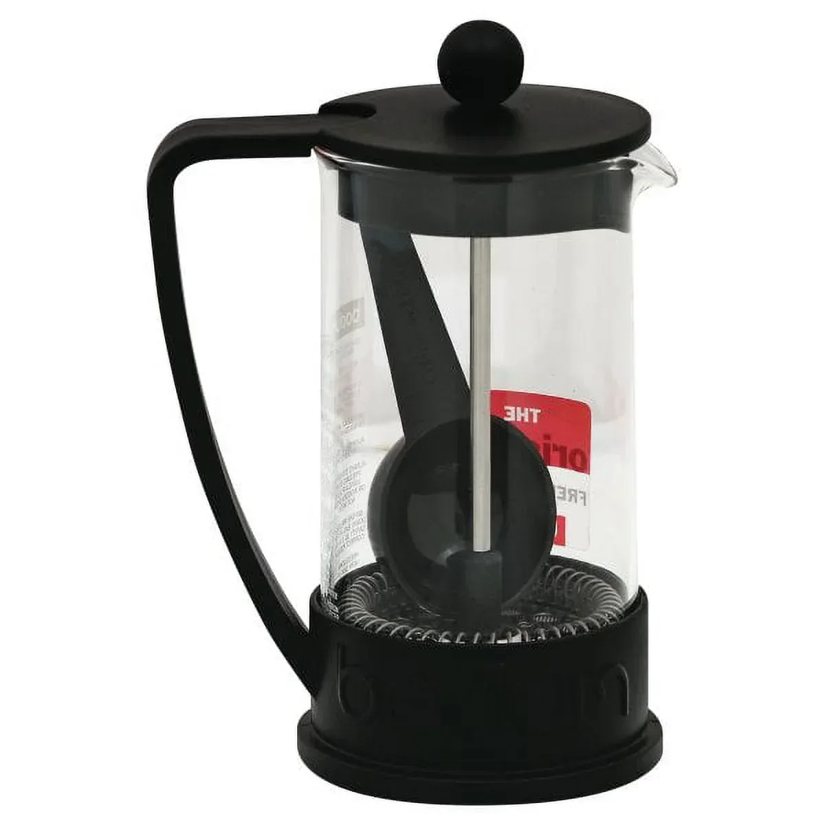 Bodum Brazil French Press Coffee Maker with Borosilicate Glass Carafe, 12 Ounce, Black - Image 4