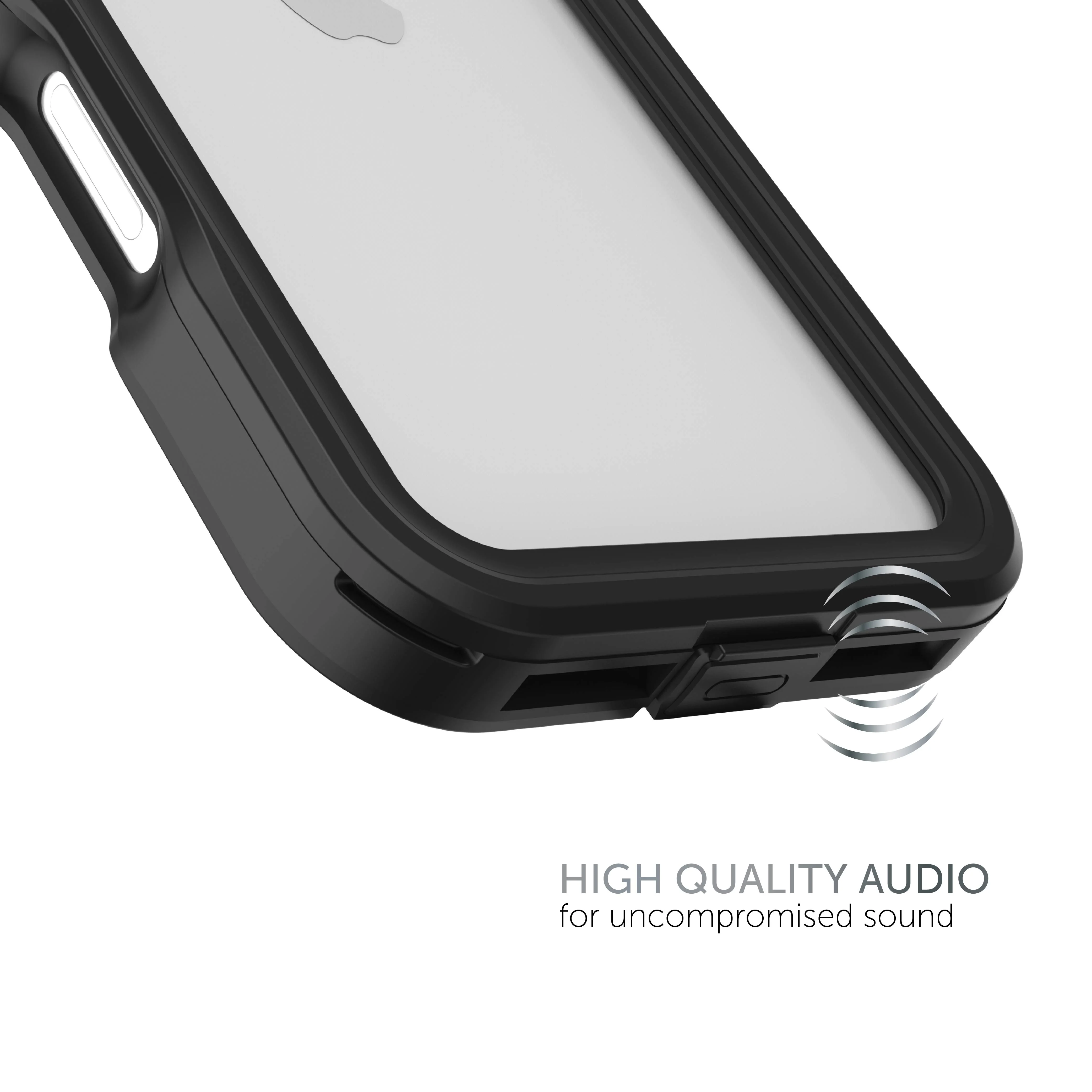 Body Glove Tidal Waterproof Phone Case for iPhone 16 - Black/Clear - Image 7