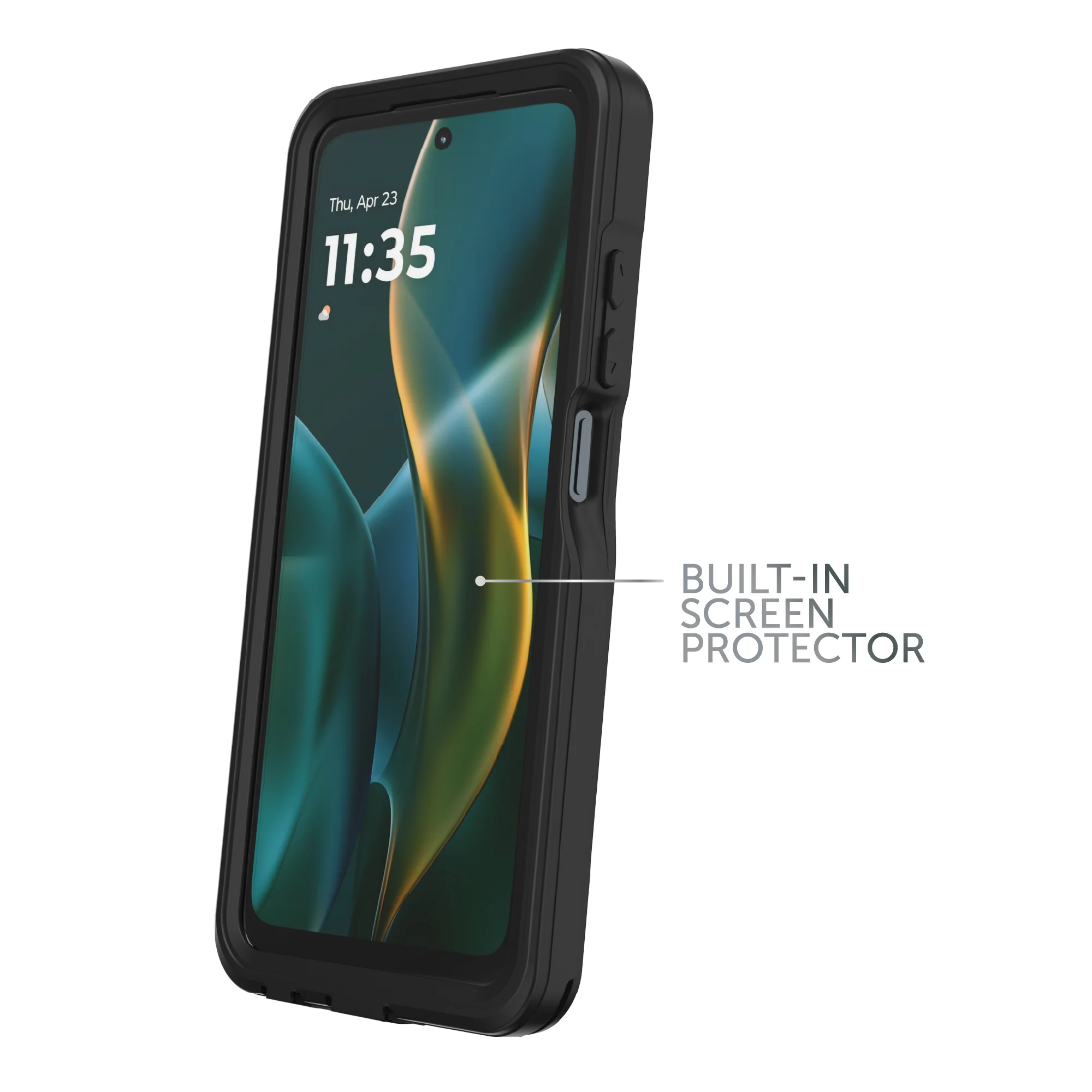 Body Glove Tidal Waterproof Phone Case for Motorola moto g (2025) - Black/Clear - Image 5