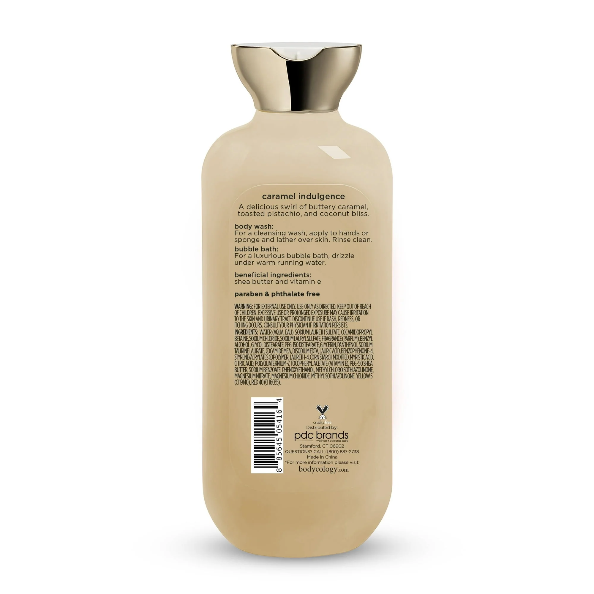 Bodycology 2-in-1 Body Wash & Bubble Bath, Caramel Indulgence, 16 fl oz - Image 9